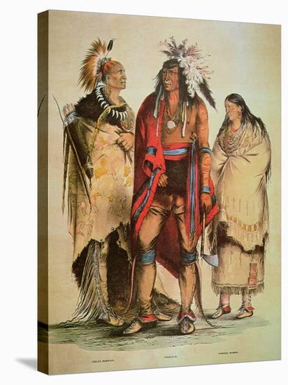 North American Indians-George Catlin-Premier Image Canvas