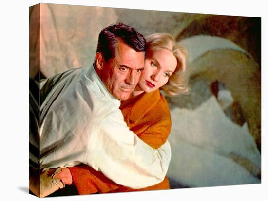 North By Northwest, Cary Grant, Eva Marie Saint, 1959, Clinging-null-Stretched Canvas