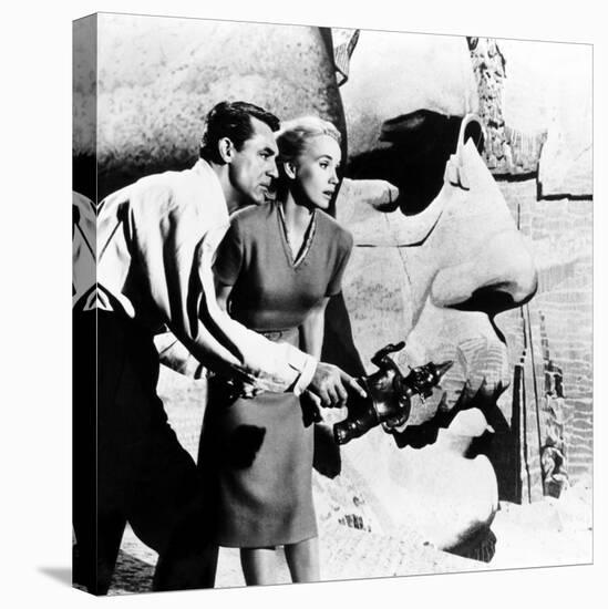 North by Northwest, Cary Grant, Eva Marie Saint, 1959-null-Stretched Canvas