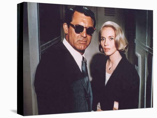 North by Northwest, Cary Grant, Eva Marie Saint, 1959-null-Stretched Canvas