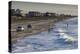 North Carolina, Atlantic Beach, Elevated View of Surf Fishing, Morning-Walter Bibikow-Premier Image Canvas