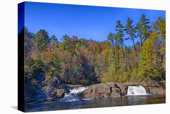 North Carolina, Blue Ridge Parkway, Linville Falls-Jamie & Judy Wild-Premier Image Canvas