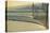 North Carolina. Dune Fence, Light, Shadow and Ripples in the Sand-Rona Schwarz-Premier Image Canvas