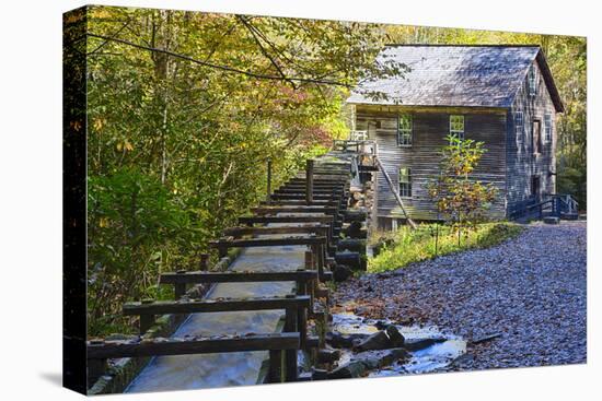 North Carolina, Great Smoky Mts, Mingus Mill, Water-Powered Grist Mill-Jamie & Judy Wild-Premier Image Canvas