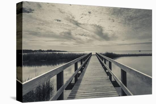 North Carolina, Outer Banks National Seashore, Corolla,Boardwalk-Walter Bibikow-Premier Image Canvas