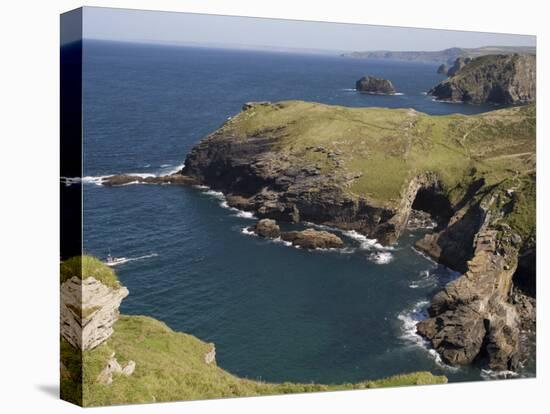 North Coast at Tintagel, Cornwall, England, United Kingdom, Europe-Rolf Richardson-Premier Image Canvas