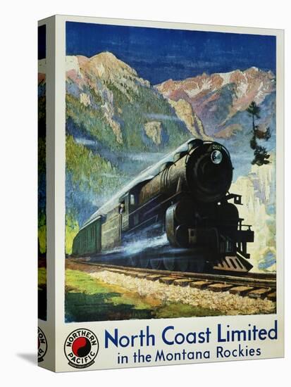 North Coast Limited in the Montana Rockies Poster-Gustav Krollmann-Premier Image Canvas