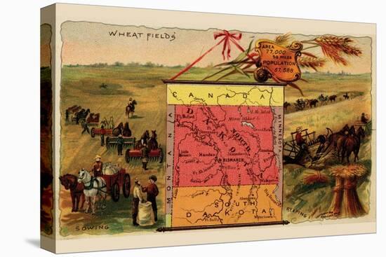 North Dakota-Arbuckle Brothers-Stretched Canvas