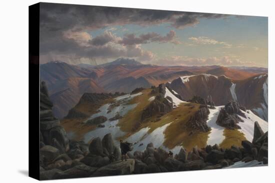 North-East View from the Northern Top of Mount Kosciusko, 1863-Eugene Von Guerard-Premier Image Canvas