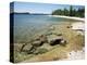 North Shore of Lake on Rocky Platform of Forested Laurentian Shield, Lake Superior, Canada-Tony Waltham-Premier Image Canvas