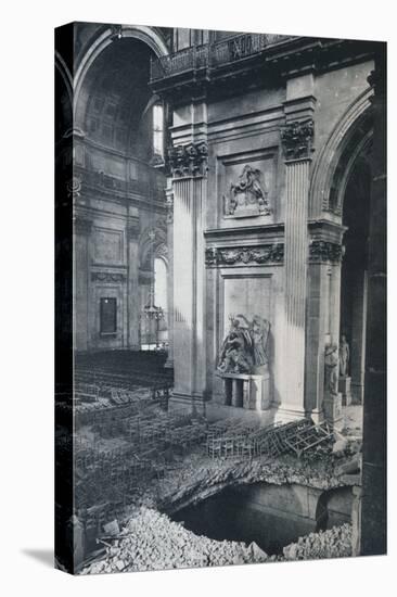 'North Transept of St. Paul's Cathedral after bombing, 1941'-Unknown-Premier Image Canvas