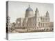 North-West View of St Paul's Cathedral with Figures Walking in Front, City of London, 1854-Christopher Wren-Premier Image Canvas