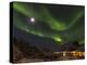 Northern Lights over village Maervoll, island Vestvagoy. Lofoten Islands. Norway-Martin Zwick-Premier Image Canvas