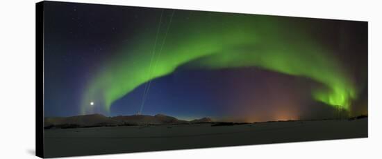 Northern Lights-Roy Samuelsen-Stretched Canvas