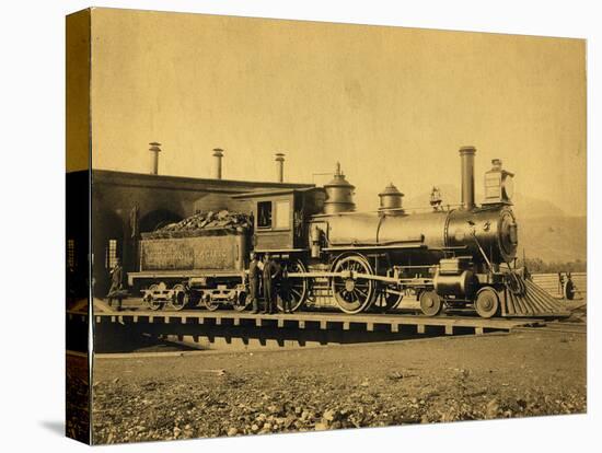 Northern Pacific Railroad Locomotive 162-null-Premier Image Canvas