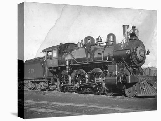 Northern Pacific Railway Locomotive No. 213, Ellensburg-Otto W. Pautzke-Premier Image Canvas