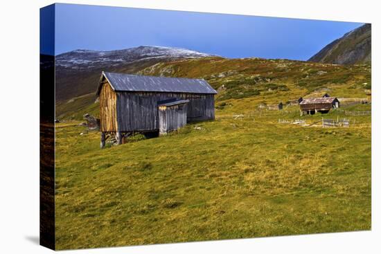 Norway, Dovre, Alpine Dairies in Grimsdalen, Autumn-K. Schlierbach-Premier Image Canvas