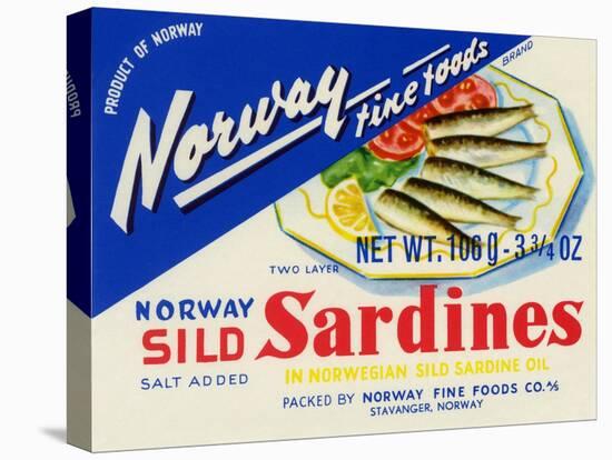 Norway Fine Foods Sild Sardines-null-Stretched Canvas