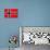 Norway Flag Design with Wood Patterning - Flags of the World Series-Philippe Hugonnard-Stretched Canvas displayed on a wall