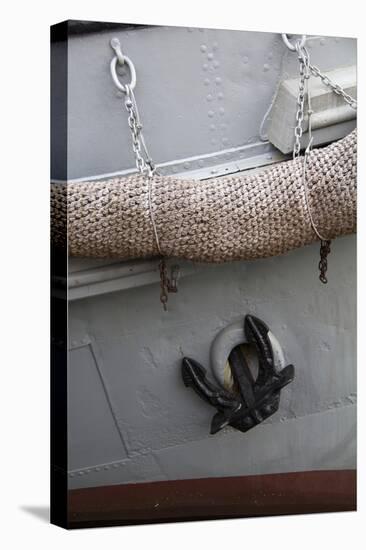 Norway, Oslo. Ship anchor detail in Oslo port, Norway.-Kymri Wilt-Premier Image Canvas