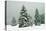 Norway Spruce in Heavy Snow-null-Premier Image Canvas