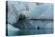 Norway. Svalbard. Brasvelbreen. Turquoise Ice Bergs in the Calm Water-Inger Hogstrom-Premier Image Canvas