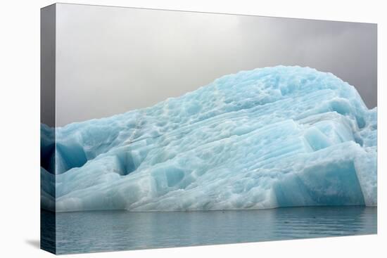 Norway. Svalbard. Spitsbergen. Hornsund. Brepollen. Icebergs Patterns-Inger Hogstrom-Premier Image Canvas