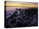 Norway, Telemark, the North Sea, Skagerag, Mšlen, Beach with Glacial Pebbles after Sunset-Andreas Keil-Premier Image Canvas