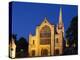 Norwich Cathedral Floodlit at Dusk, Norwich, Norfolk, England, United Kingdom, Europe-Mark Sunderland-Premier Image Canvas