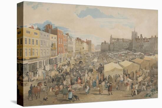 Norwich Market-Place-John Sell Cotman-Premier Image Canvas