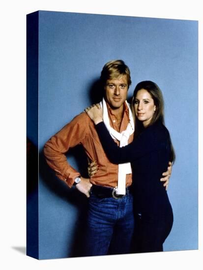 Nos plus Belles Annees THE WAY WE WERE by Sydney Pollack with Robert Redford and Barbra Streisand, -null-Stretched Canvas