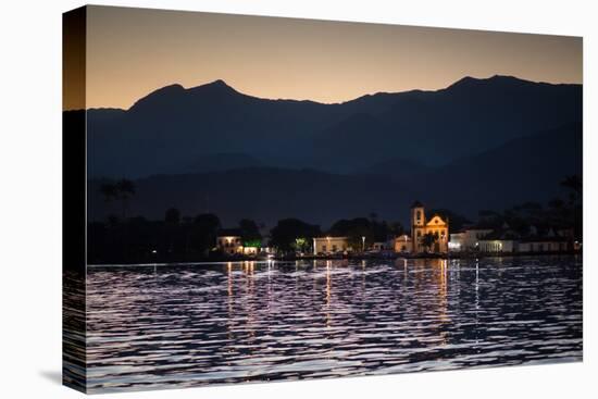 Nossa Senhora Das Dores Church in Paraty at Sunset-Alex Saberi-Premier Image Canvas