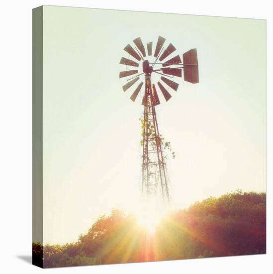 Nostalgic Windmill-Mandy Lynne-Stretched Canvas