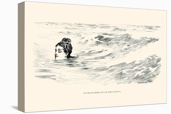 Not a Sea Serpent-Charles Dana Gibson-Stretched Canvas