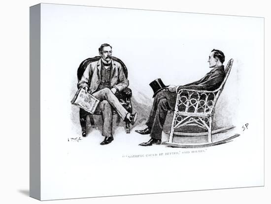 ' Nothing Could Be Better , Said Holmes', Illustration from 'The Stockbroker's Clerk' by Arthur Con-Sidney Paget-Premier Image Canvas