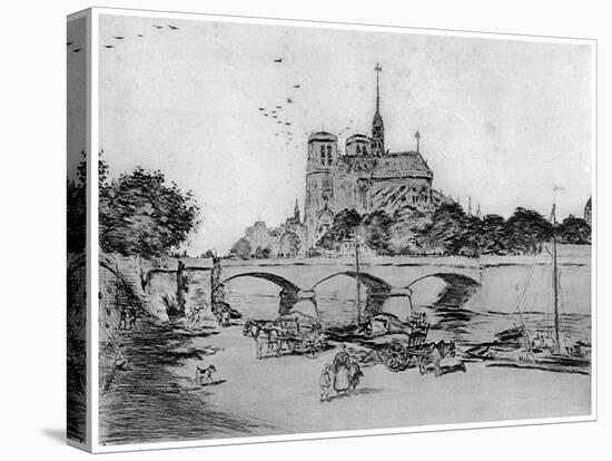 Notre Dame, C1870-1920-Jean Francois Raffaelli-Premier Image Canvas