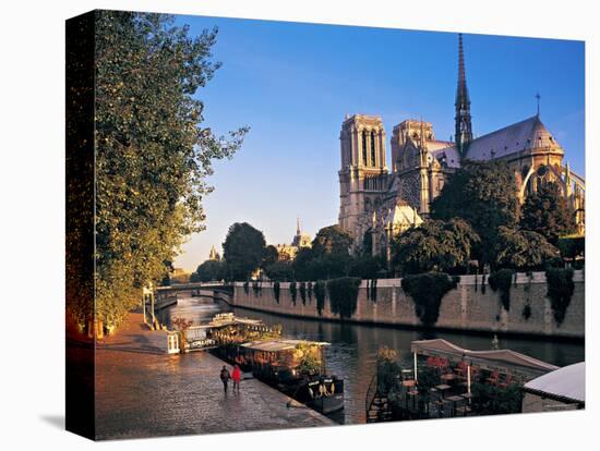 Notre Dame Cathedral, Paris, France-Peter Adams-Premier Image Canvas