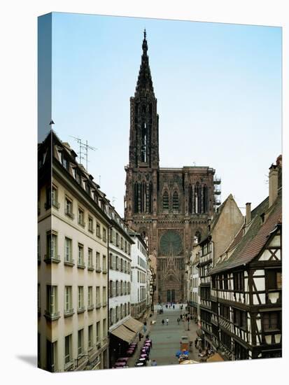 Notre Dame Cathedral, Strasbourg, Begun in Romanesque Style in 1015, Gothic Building, 1176-1439-null-Premier Image Canvas