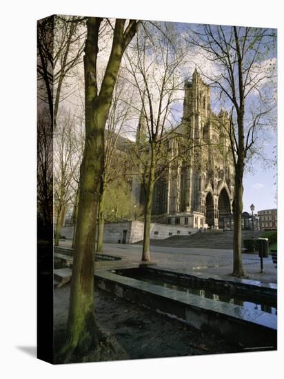 Notre Dame, Christian Cathedral, Amiens, Picardy, France, Europe-David Hughes-Premier Image Canvas