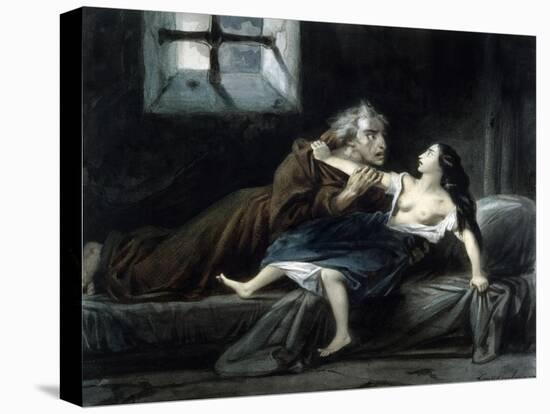 Notre-Dame de Paris - Frollo et Esmeralda-Louis Boulanger-Premier Image Canvas