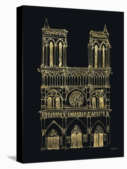 Notre Dame Sketch-Avery Tillmon-Stretched Canvas