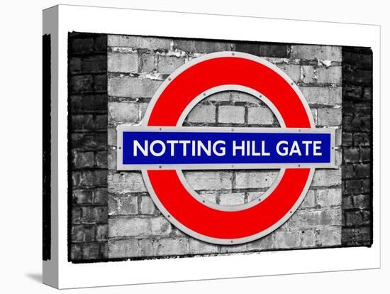 Notting Hill Gate Sign - Subway Station Sign - London - UK - England - United Kingdom - Europe-Philippe Hugonnard-Stretched Canvas