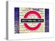 Notting Hill Gate Sign - Subway Station Sign - London - UK - England - United Kingdom - Europe-Philippe Hugonnard-Stretched Canvas