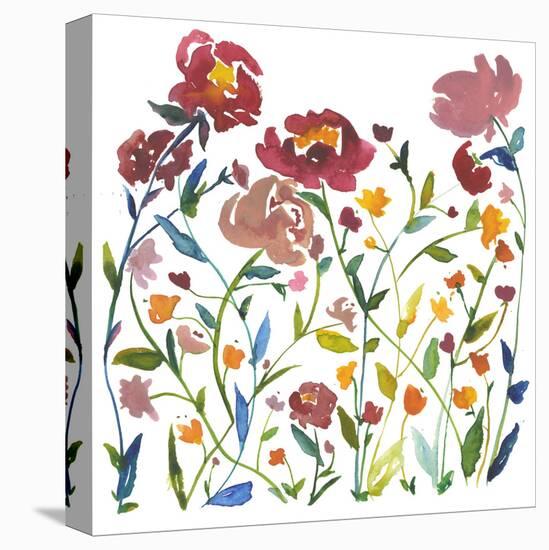 Nouveau Boheme - Wildflower Garden-Kiana Mosley-Stretched Canvas