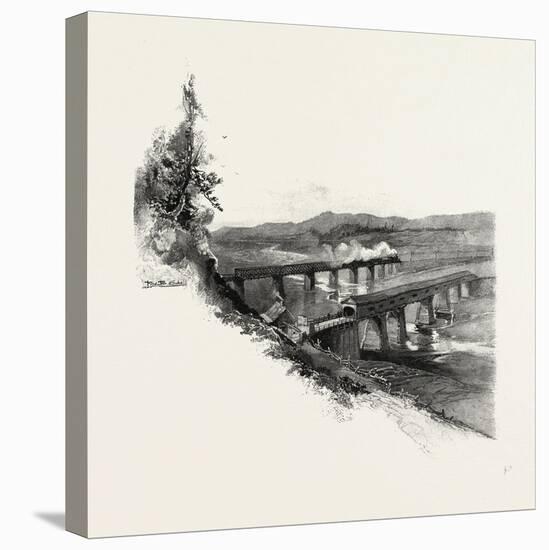 Nova Scotia, Bridges at Windsor, Canada, Nineteenth Century-null-Premier Image Canvas