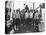 Nova Scotia Fishermen Gathering for a Picture While at Sea Off Grand Banks-Peter Stackpole-Premier Image Canvas