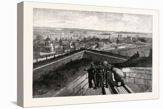 Nova Scotia, Halifax, from Citadel, Canada, Nineteenth Century-null-Premier Image Canvas