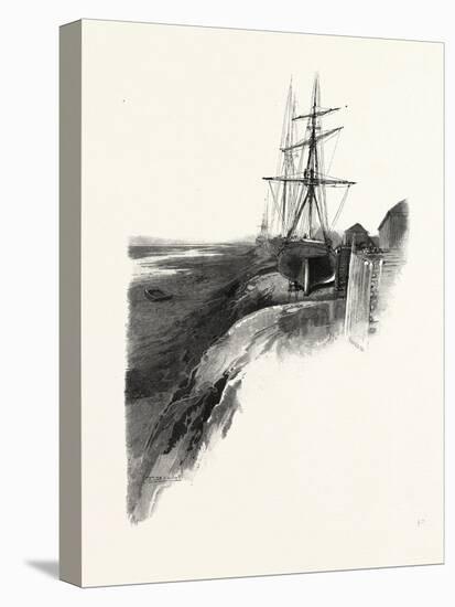 Nova Scotia, Low Tide, Windsor, Canada, Nineteenth Century-null-Premier Image Canvas