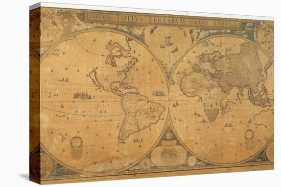 'Nova Totius Terrarum Orbis Tabula' (World Map) C.1655-58-Joan Blaeu-Premier Image Canvas