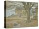 November, Cos Cob. Pastel on Prepared Tan Board, 1902-Childe Hassam-Premier Image Canvas